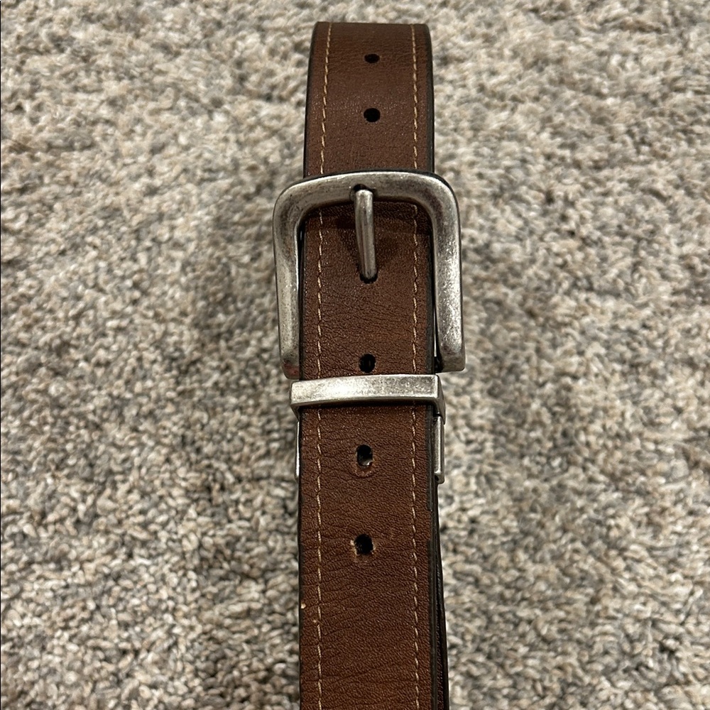 Columbia Brown Leather Kids Belt